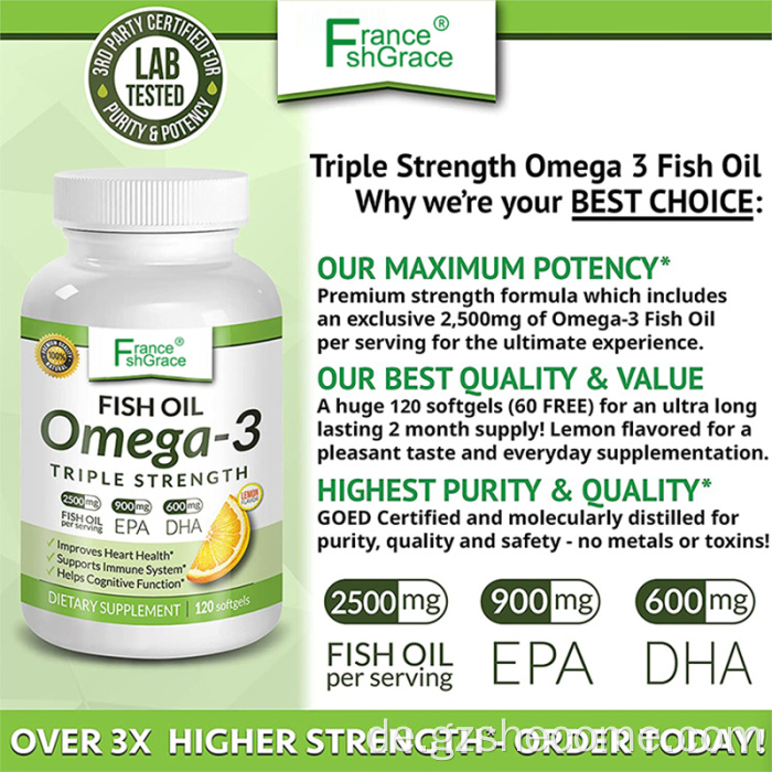 Super Omega3 verhindern mentaler Niedergang Fischöl Softgele